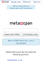 Mobile Screenshot of metacpan.org